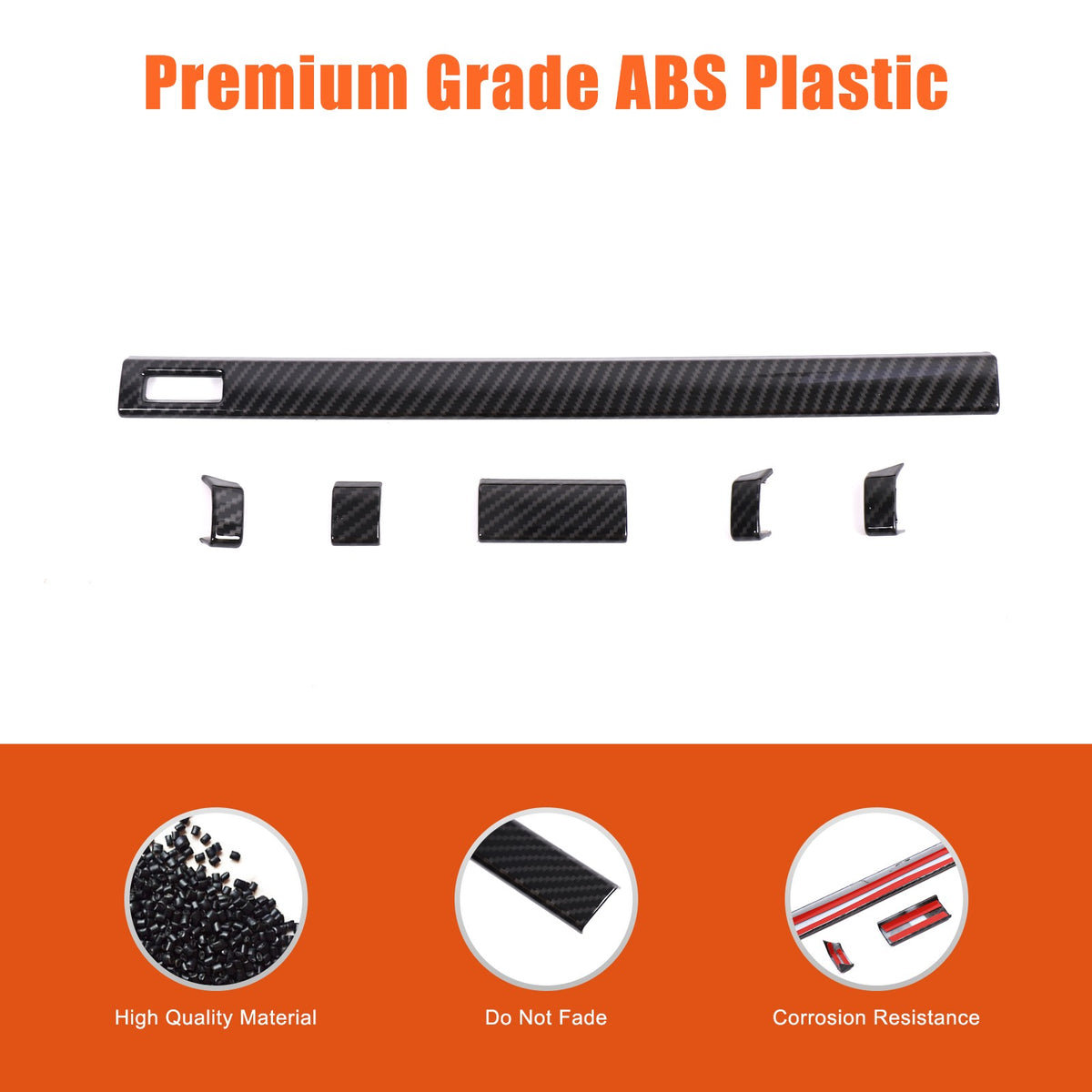 Carbon Fiber Dashboard Air Vent Side Trim For LR Range Rover Sport/Vogue 23+ US 12