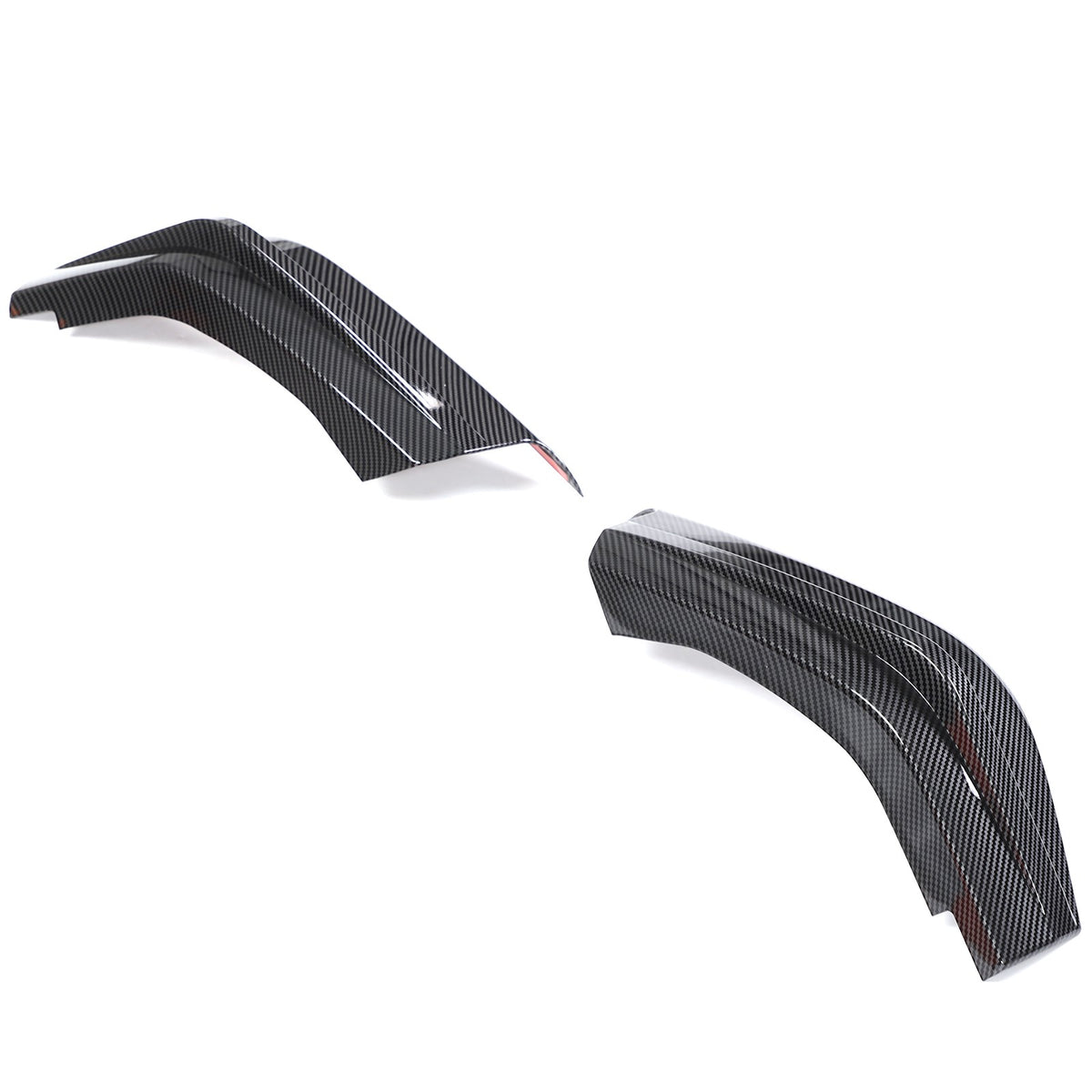 Carbon Fiber ABS Front Bumper Corner Molding Trim For Toyota RAV4 XA60 2026+ 4