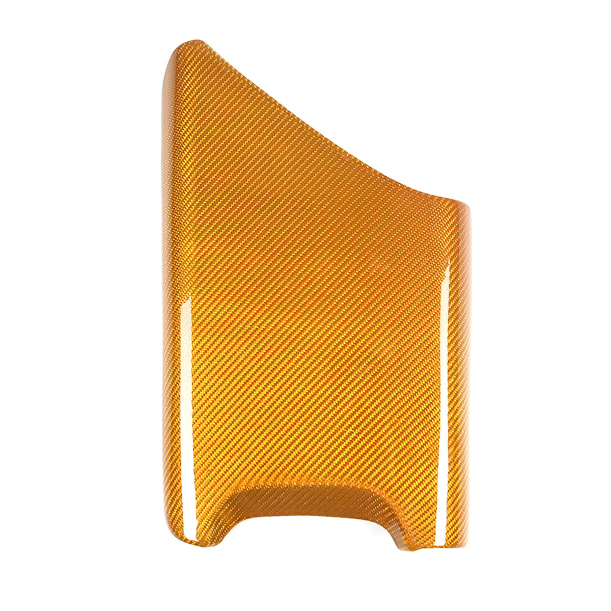 Yellow Carbon Fiber Center Console Armrest Box Cover Trim For Corvette C8 20-26 1
