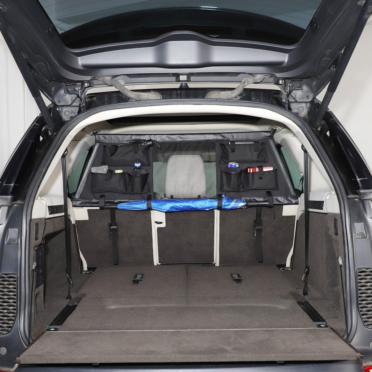 Trunk Divider Net Storage Bag Box Tray For Land Rover Discovery 5 L462 2017+ 2