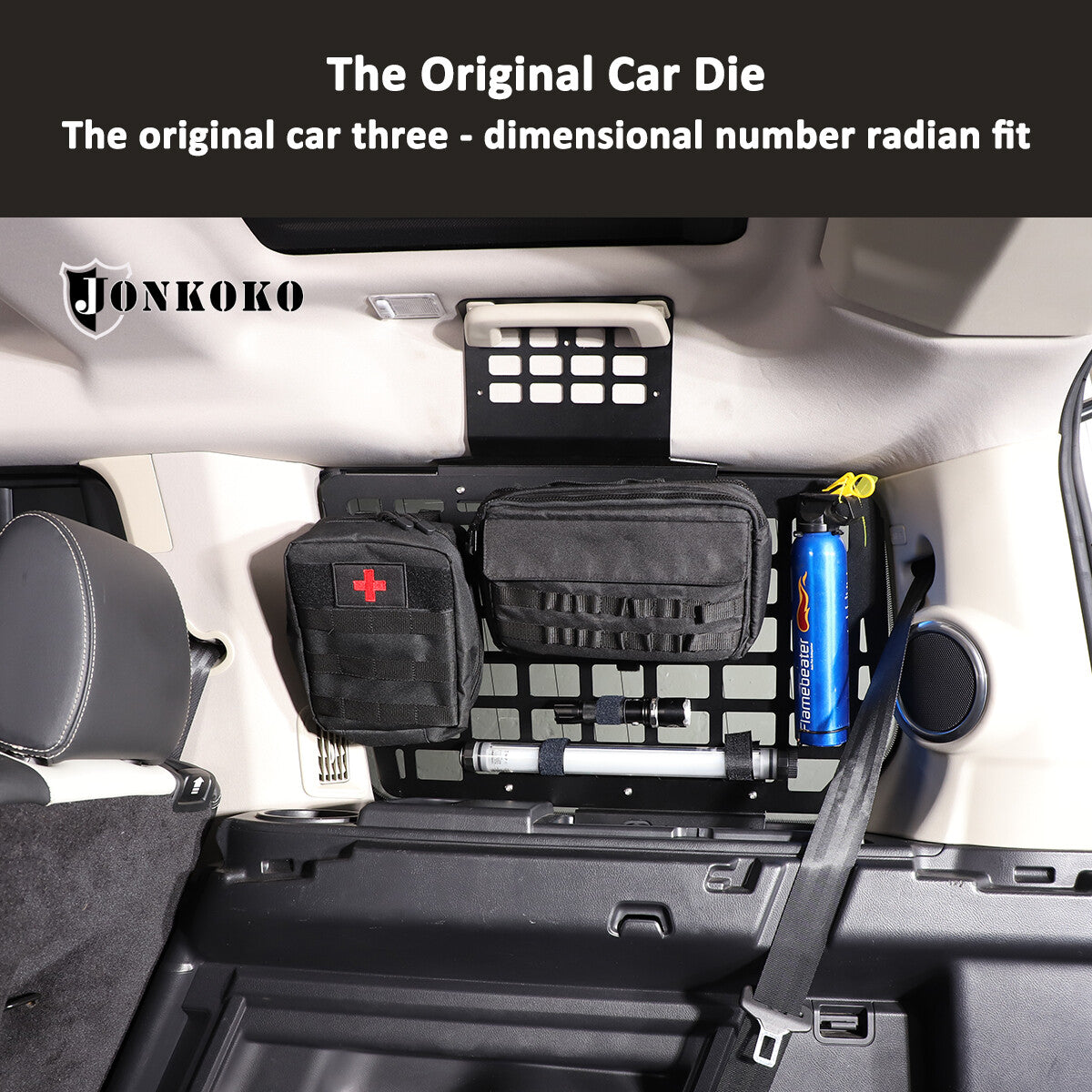 For Land Rover Discovery 3 4 04-16 Trunk Left Shelf Storage Racks Molle Panel 4