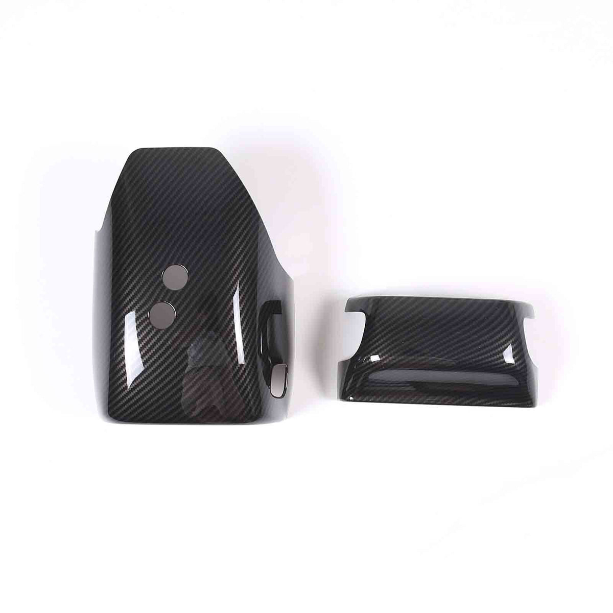 Carbon Fiber ABS Steering Wheel Base Upper & Lower Cover For Corvette C8 2020-26 11