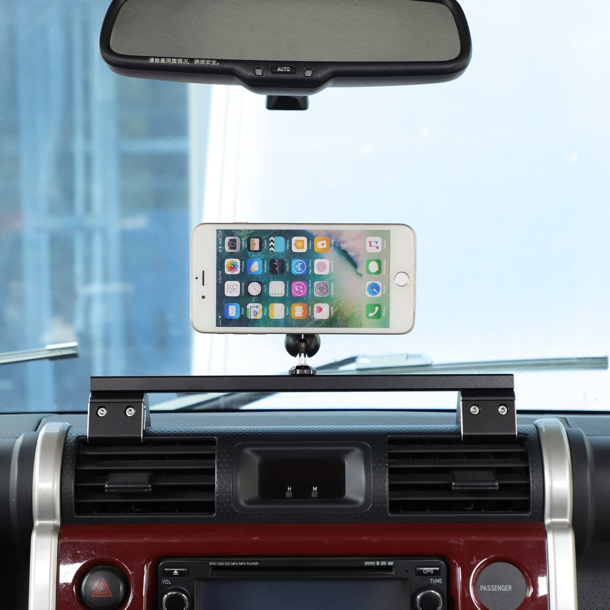 Magnetic Console Multi-Function Phone Mount Bracket For Toyota FJ Cruiser 07-21 14