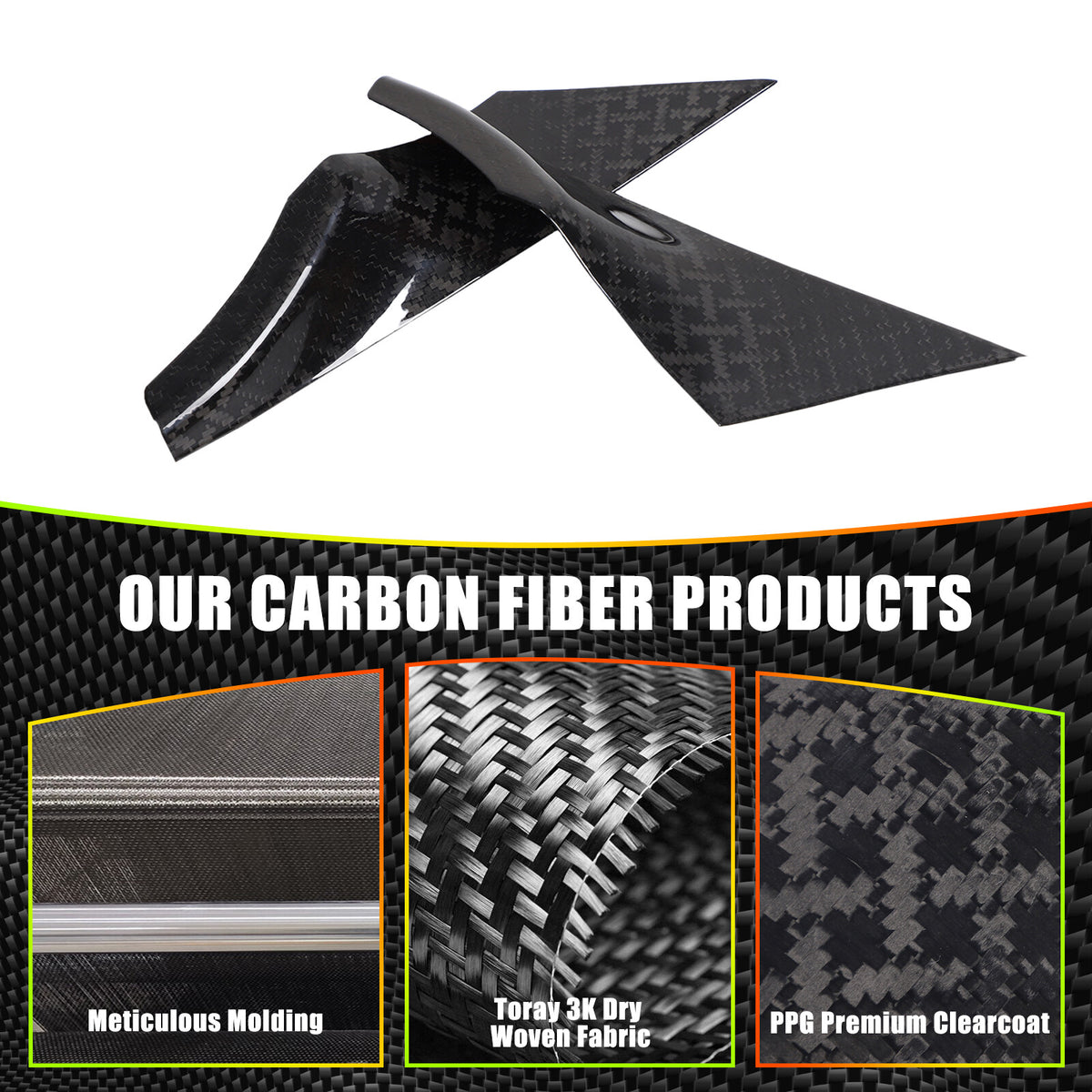 X Style Real Carbon Fiber Inner Front door Cover Trim For BMW 5 Series G60 2024+ 8