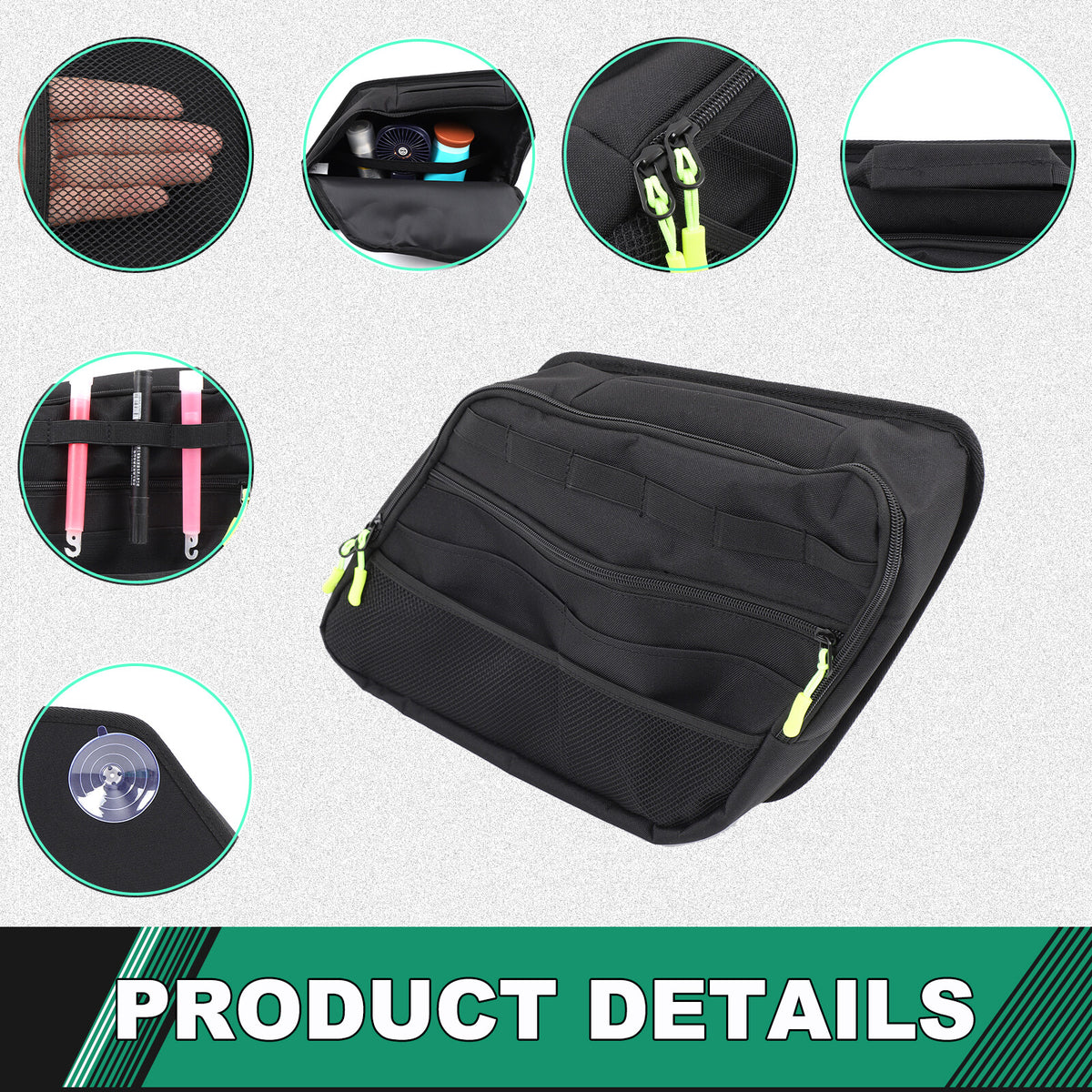 Tailgate Trunk Left Side Window Storage Bag Tray For Nissan Pathfinder 2024 14