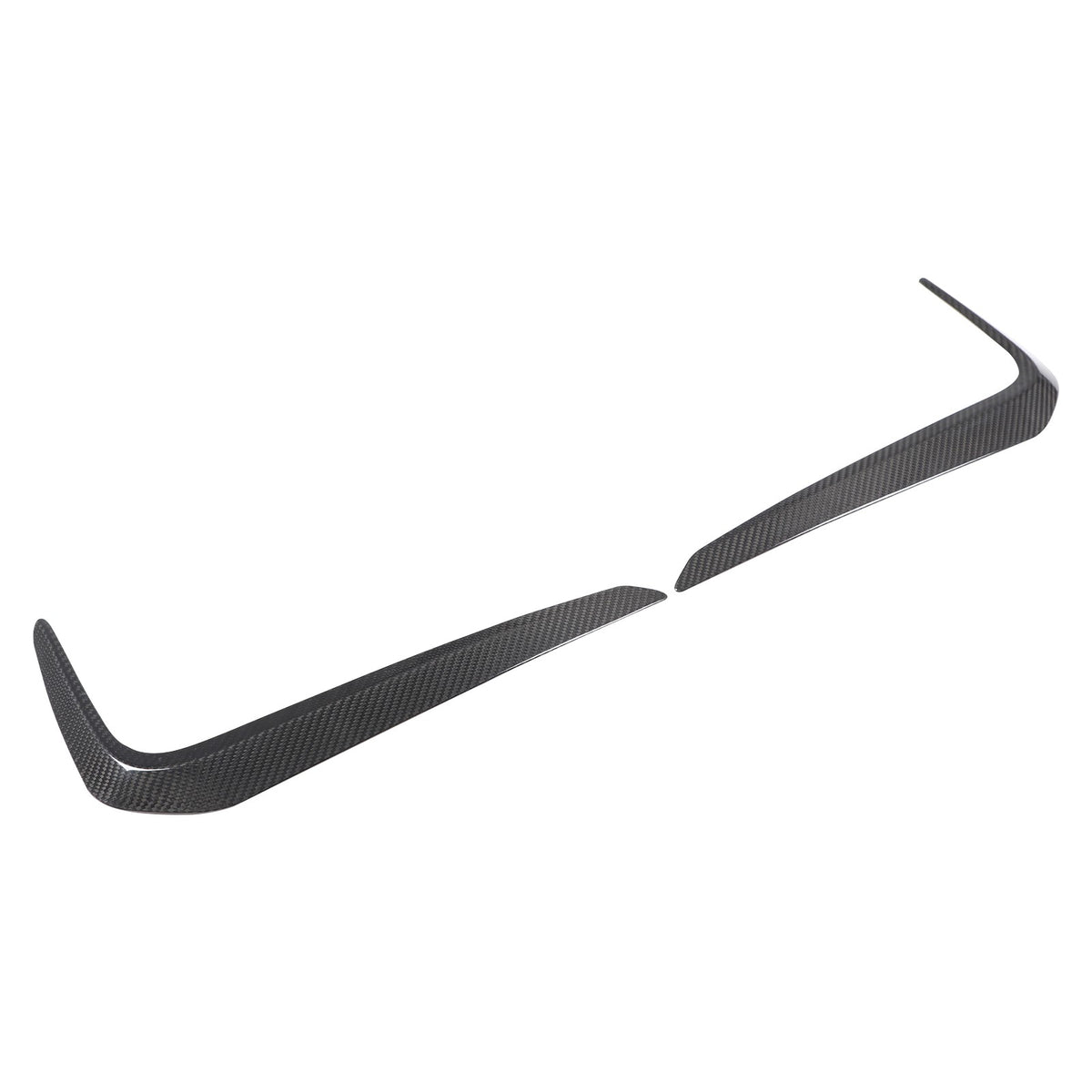 Real Carbon Fiber Front Fog Light Lamp Strip Trim For BMW 5 Series G30 2018-2020 6