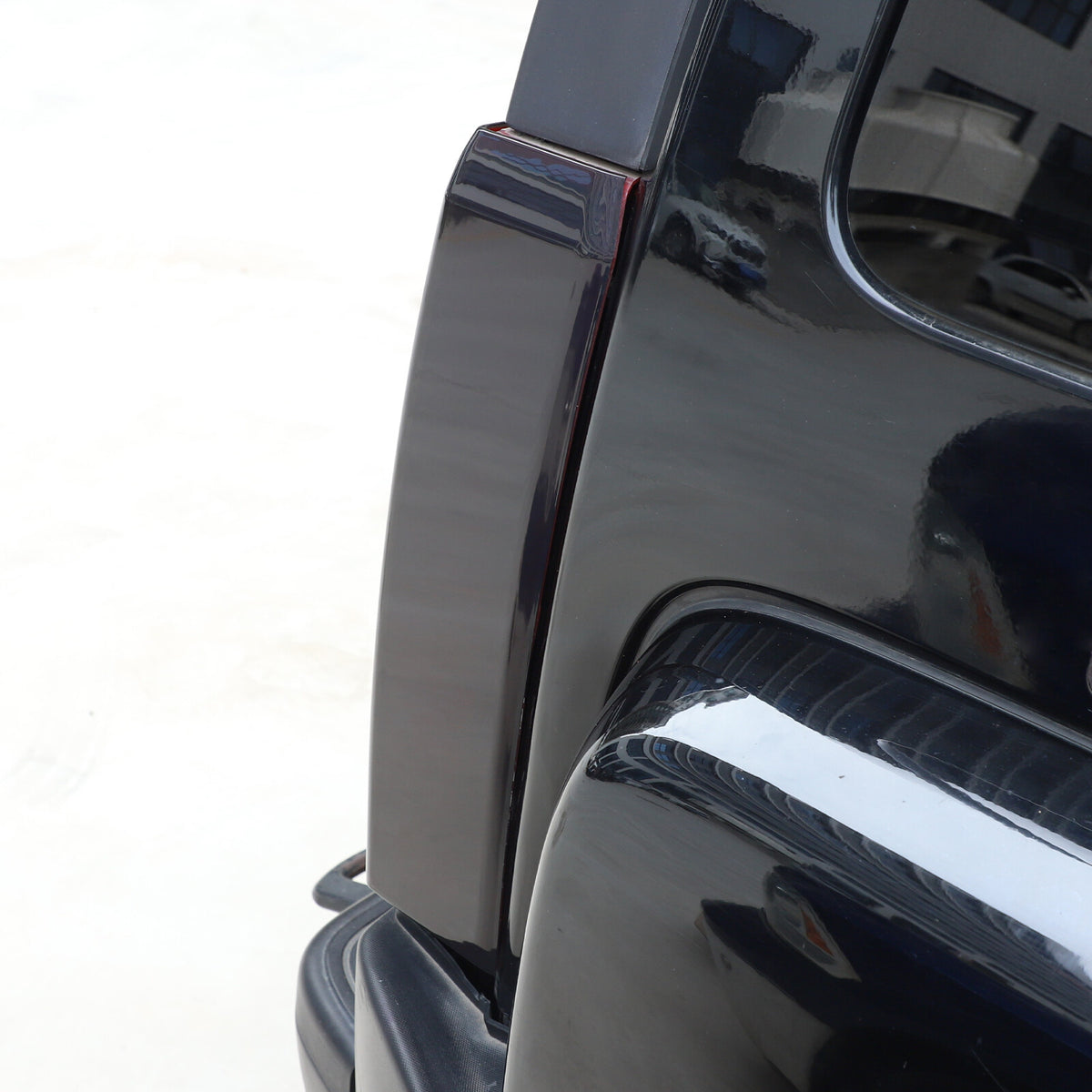 Smoked Black Rear Tail Light Guard Decor Cover Trim Bezels For Hummer H3 2005-09 6