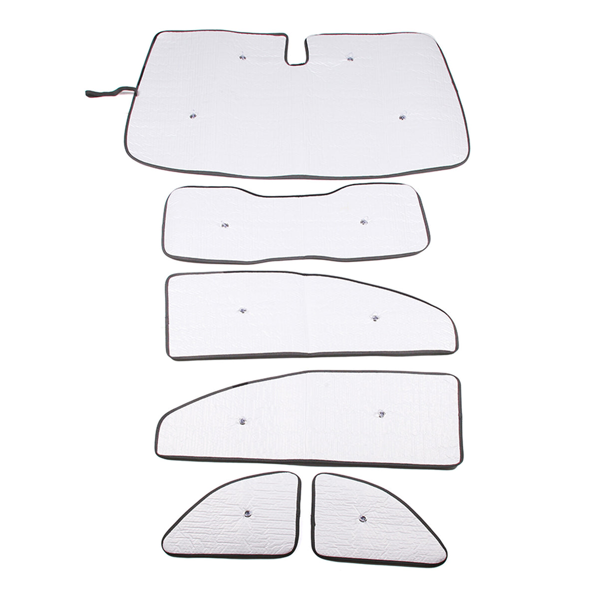 Full Side Window Sun Shield Privacy Sunshade 6pcs For Abarth 595 2011-2023 US 12