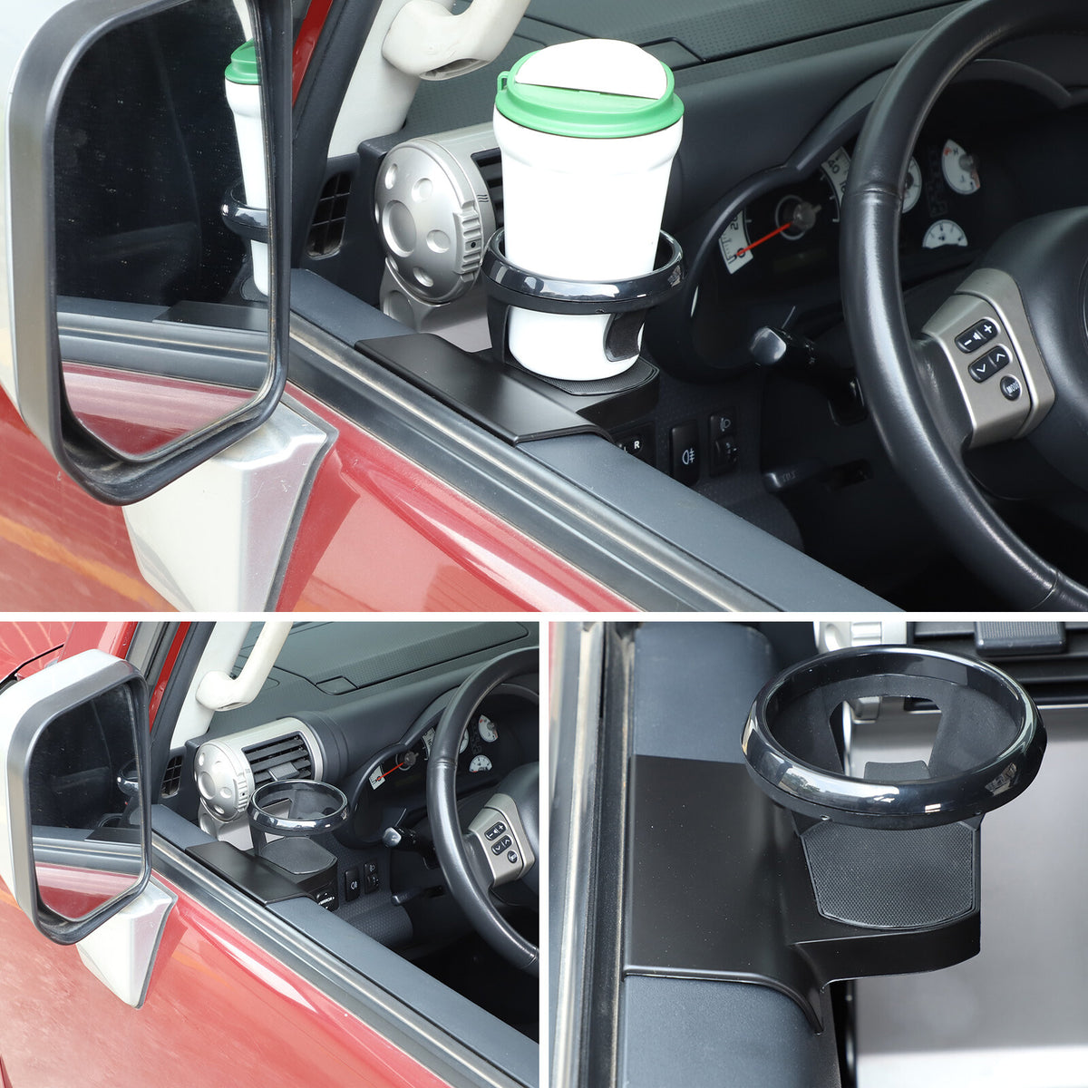 Door Window Right Cup Holder Drink Stand Holder For Toyota FJ Cruiser 2007-21 US 13
