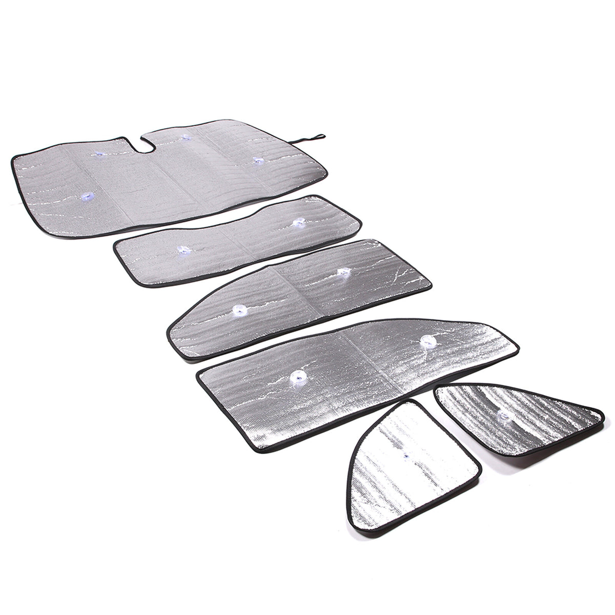 Full Side Window Sun Shield Privacy Sunshade 6pcs For Abarth 595 2011-2023 US 14