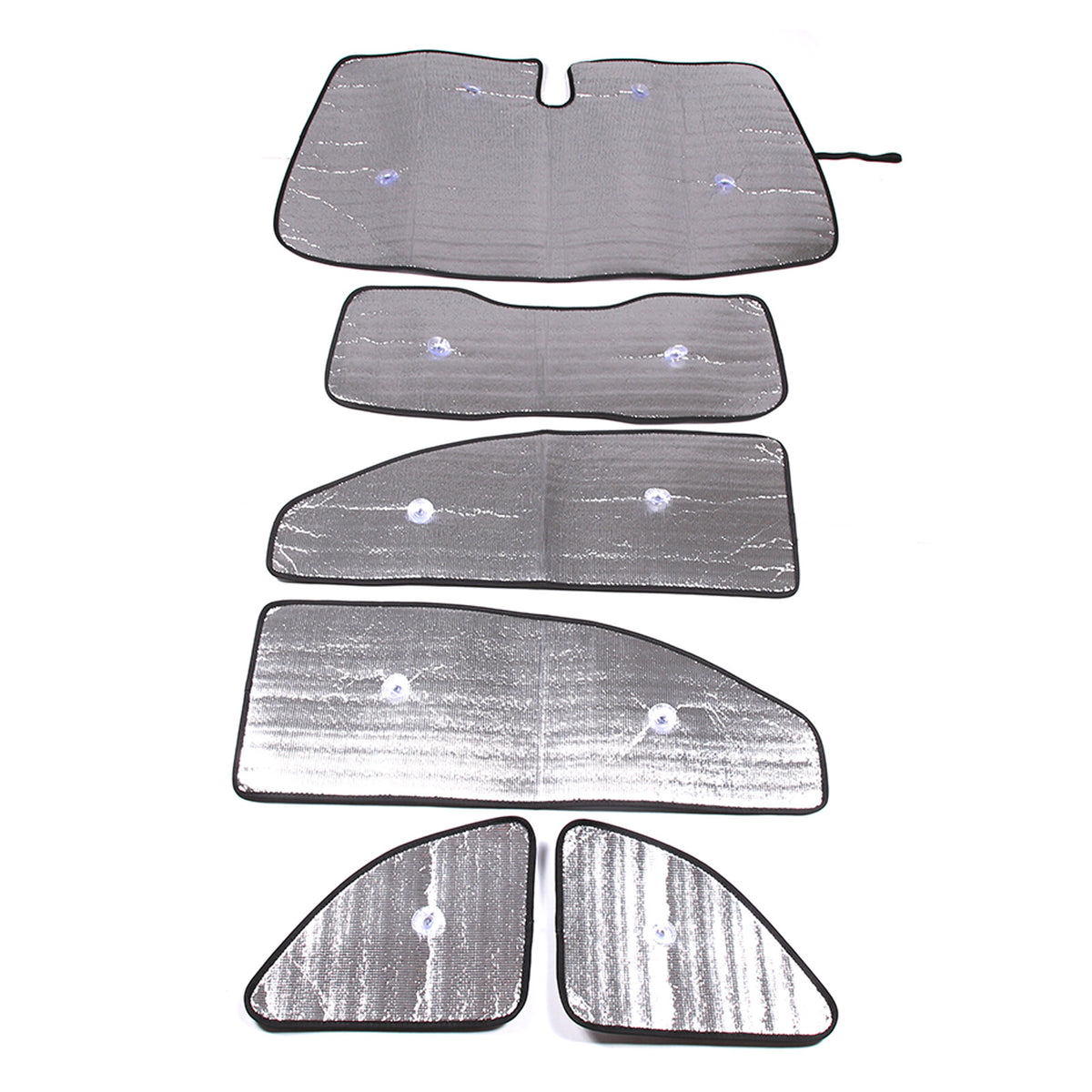 Full Side Window Sun Shield Privacy Sunshade 6pcs For Abarth 595 2011-2023 US 13