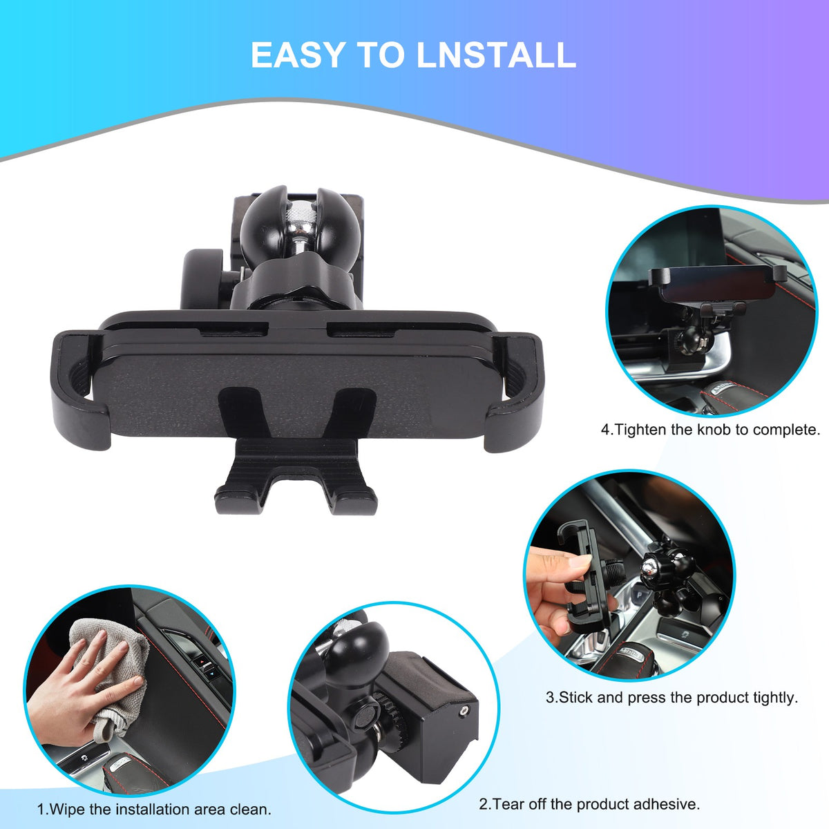 Inner Dashboard Air Vent Phone Holder Mount Bracket For Corvette C8 2020-2025 15