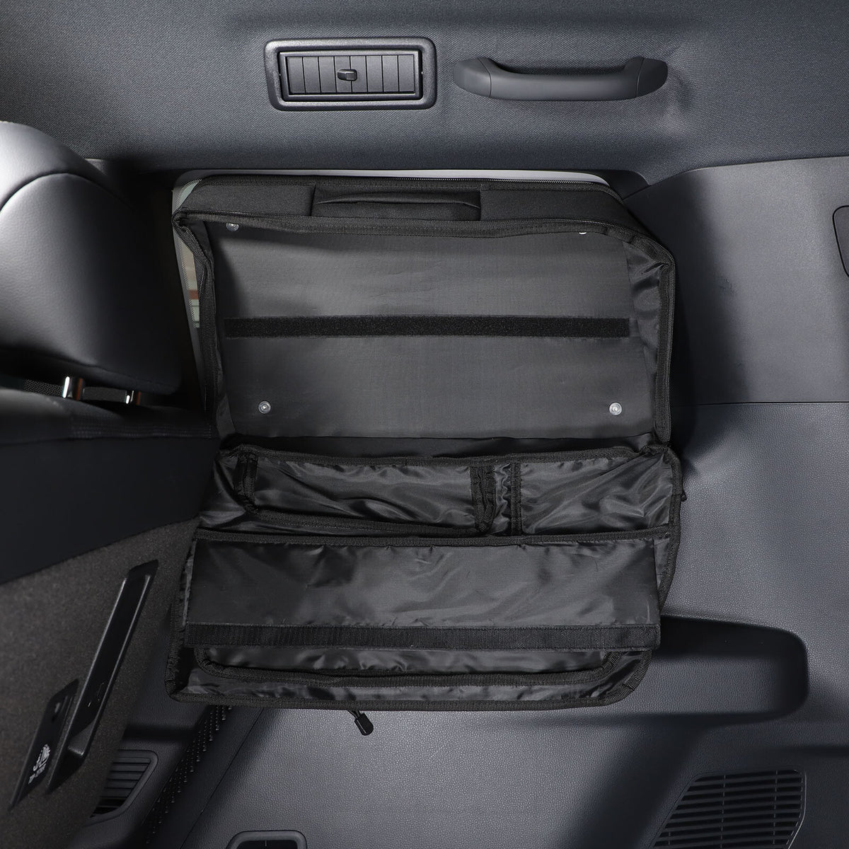 Car Trunk Right Side Window Storage Bag For Toyota Land cruiser LC250 2024 9