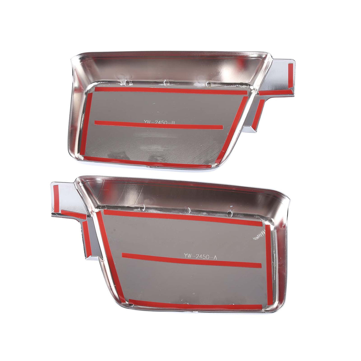 ABS Chrome Hood Side Trim Cover Scratch Resistant Trim For Hummer H3 2005-2009 11