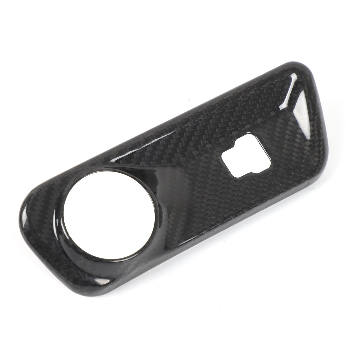 Real Carbon Fiber Cigarette Lighter Panel Trim For Alfa Romeo Tonale 5