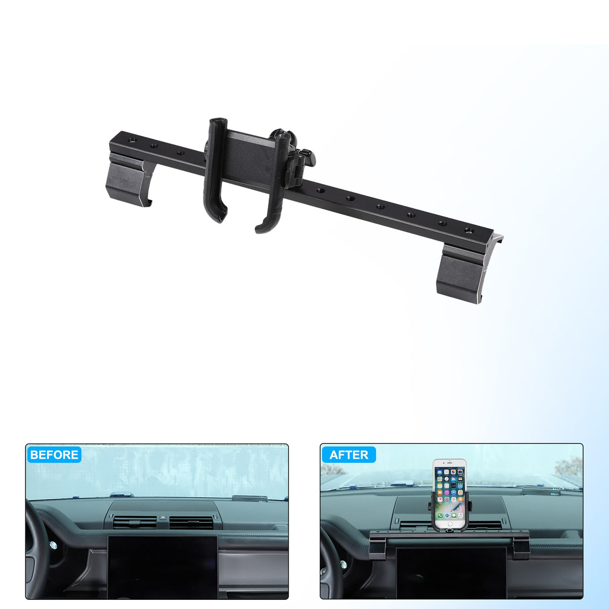 Multi-Functional Center Phone Holder Bracket For Land Rover Defender L663 20-23 15
