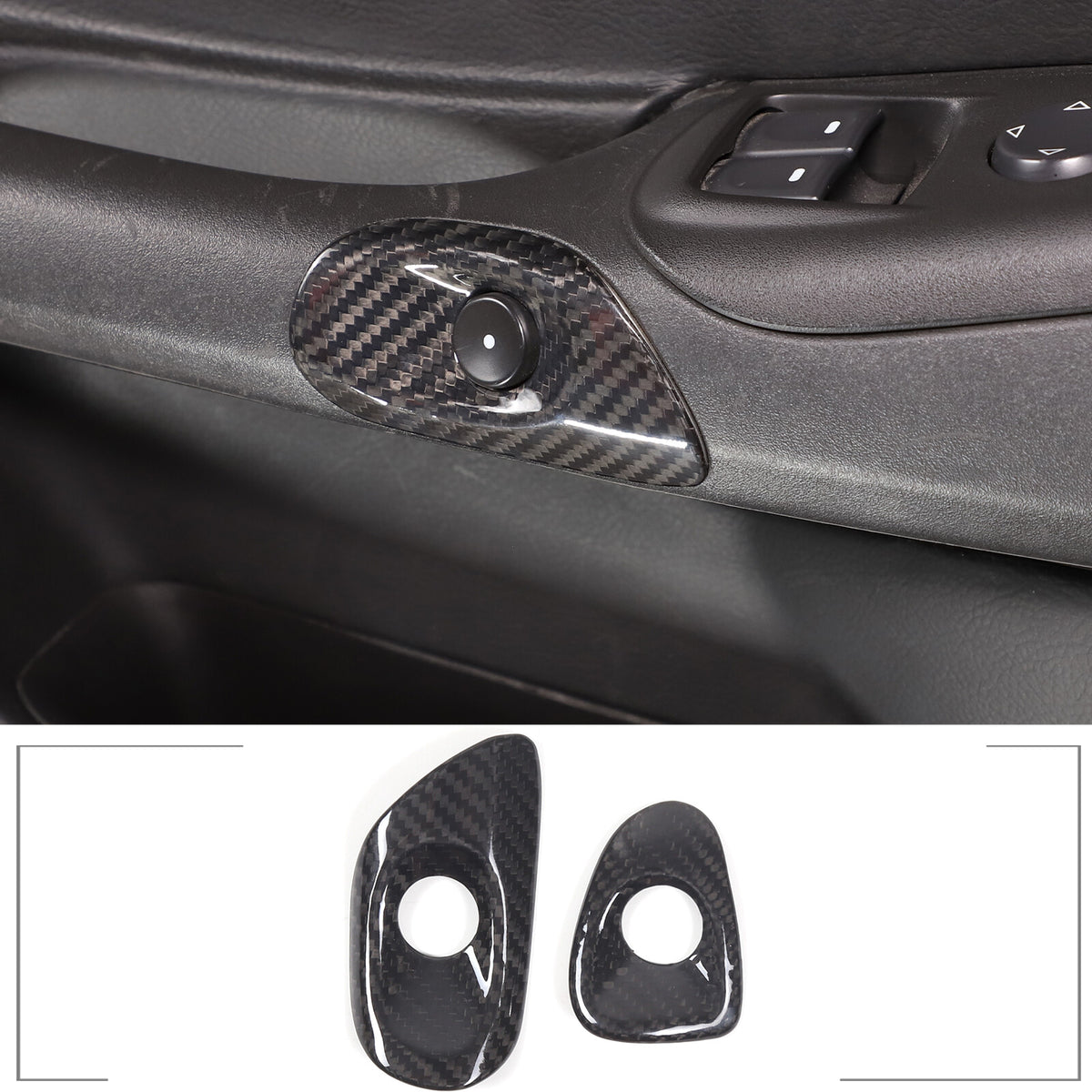 Real Dry Carbon Fiber Full Interior Set Decor Trim Kit for Corvette C6 2005-13 - Styles 6-10 44