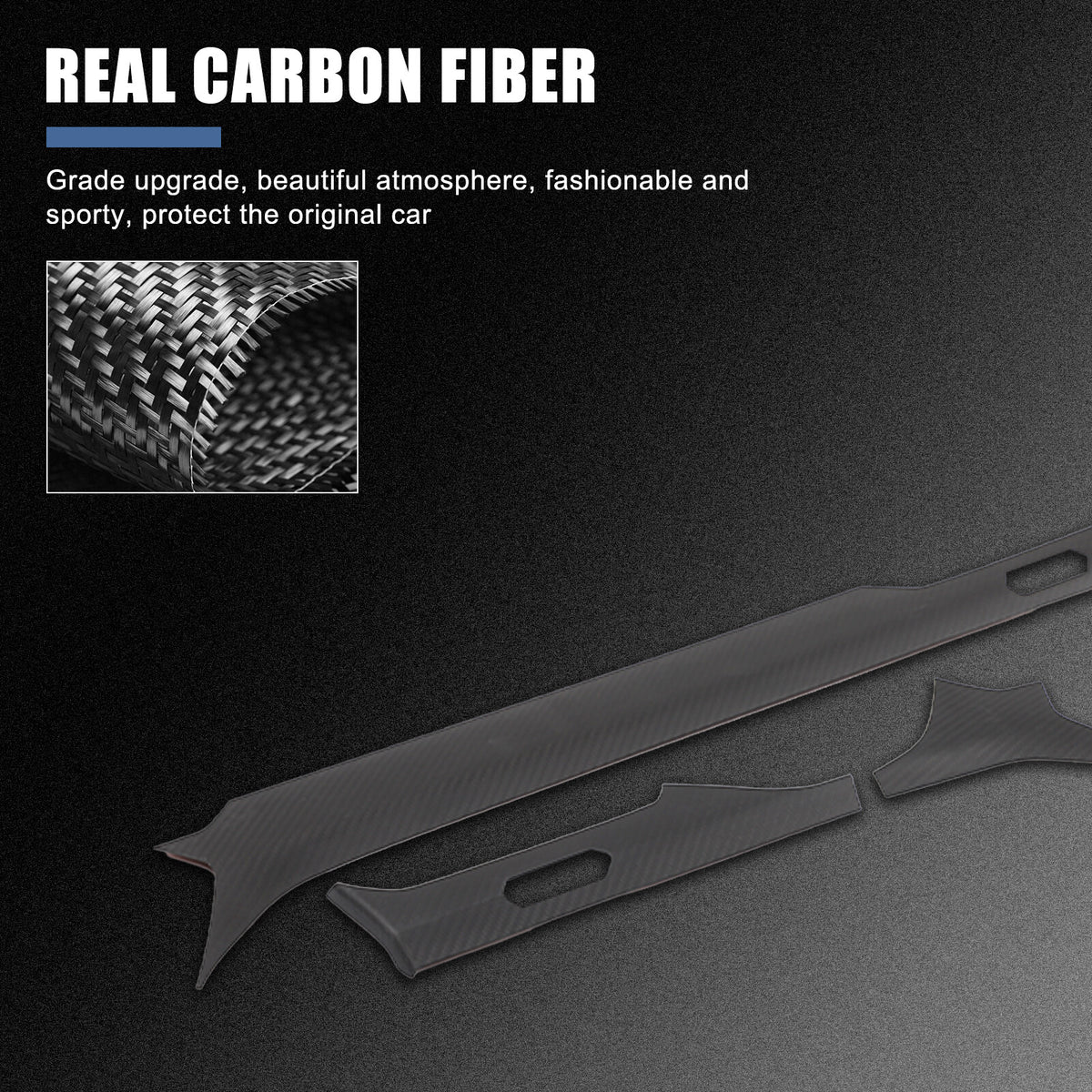 Matte Real Dry Carbon Fiber Center Console Panel Trim For Lamborghini URUS 18-23 16