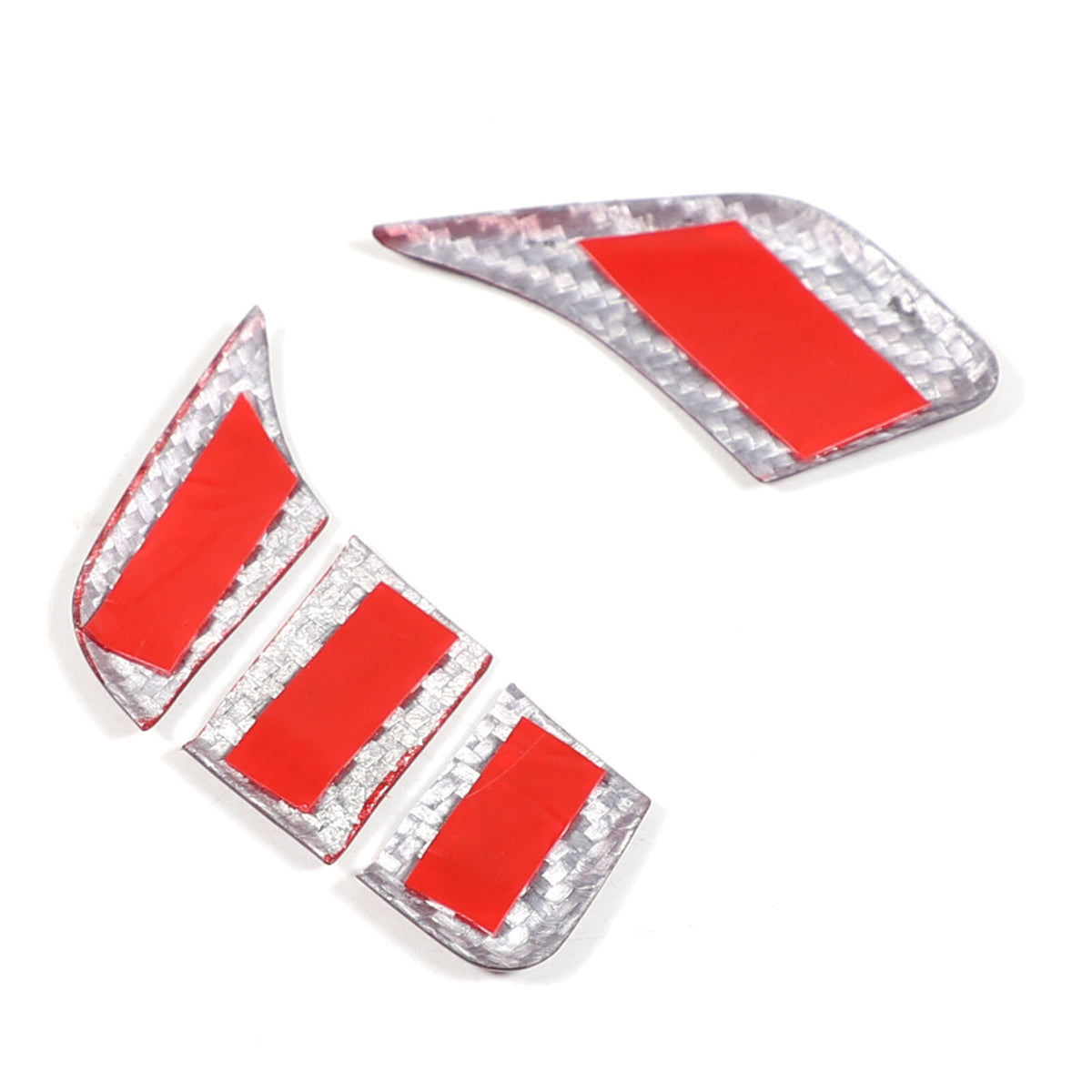 Red Real Carbon Fiber Interior Full Decor Cover Trim Kit for Corvette C8 2020-25 - Variants 21-25 52