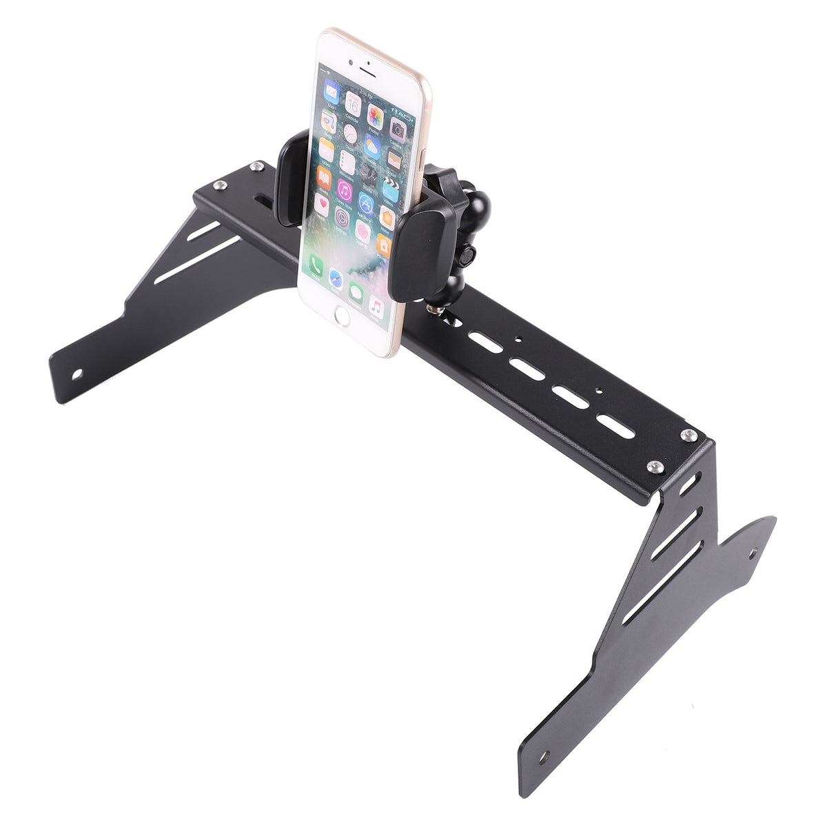 Black Clip Center Console Phone Mount Bracket For Land Rover Defender L663 2020+ 8