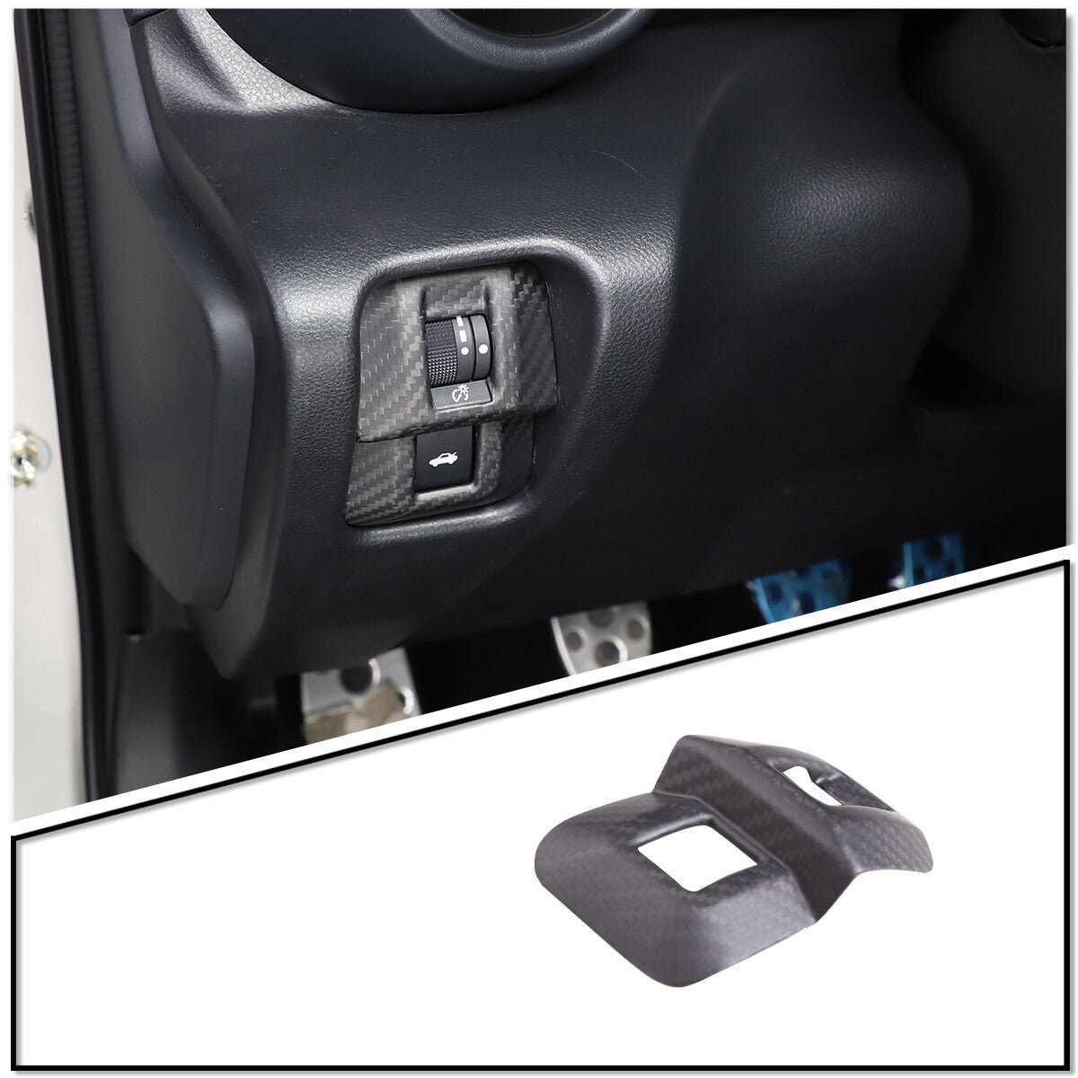 Matte Real Carbon Fiber Interior Center Trim Set For GR86/Subaru BRZ 2022+ 60