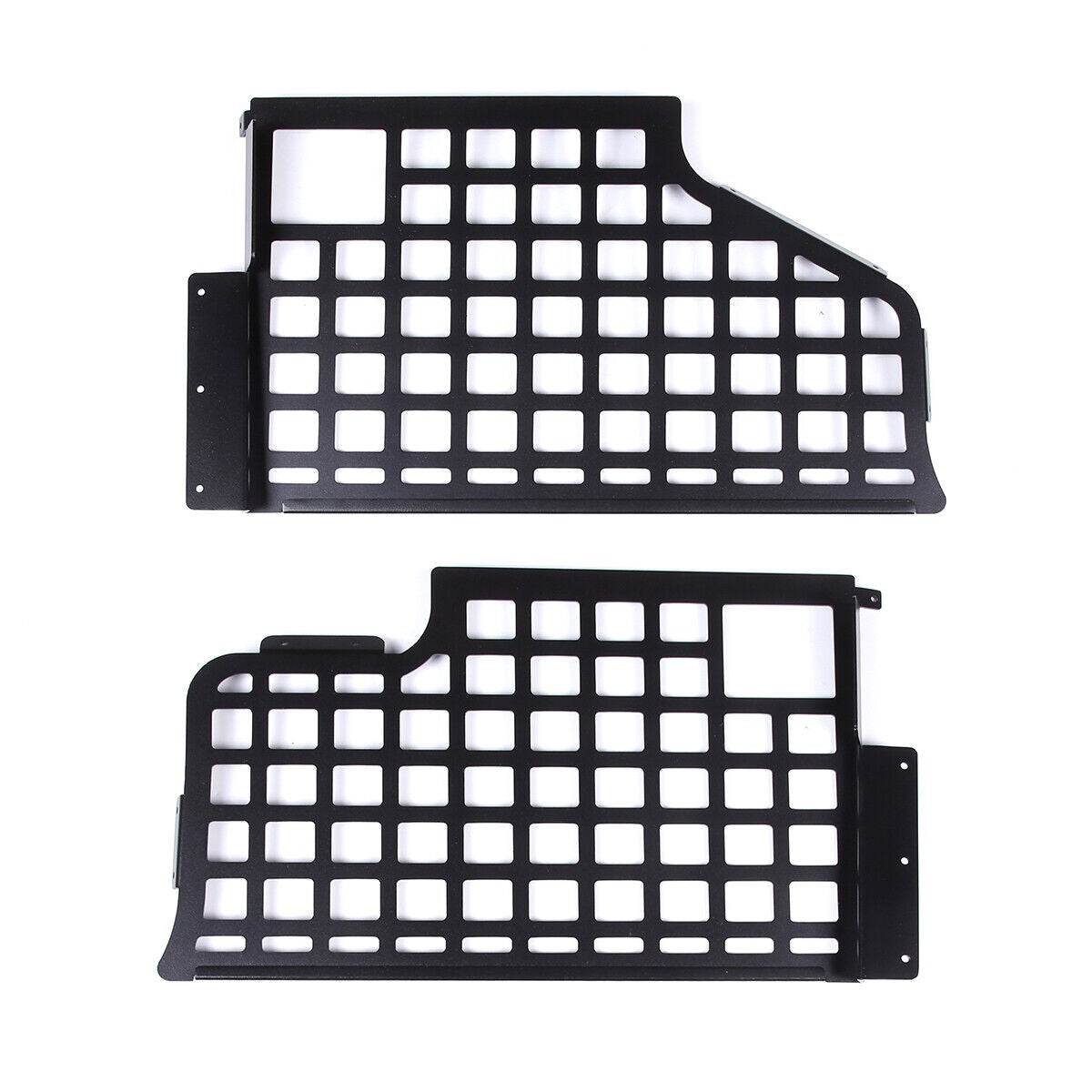 Alloy Rear Trunk Side Storage Baffle Molle Panel For LR Freelander 2 2007-2015 6