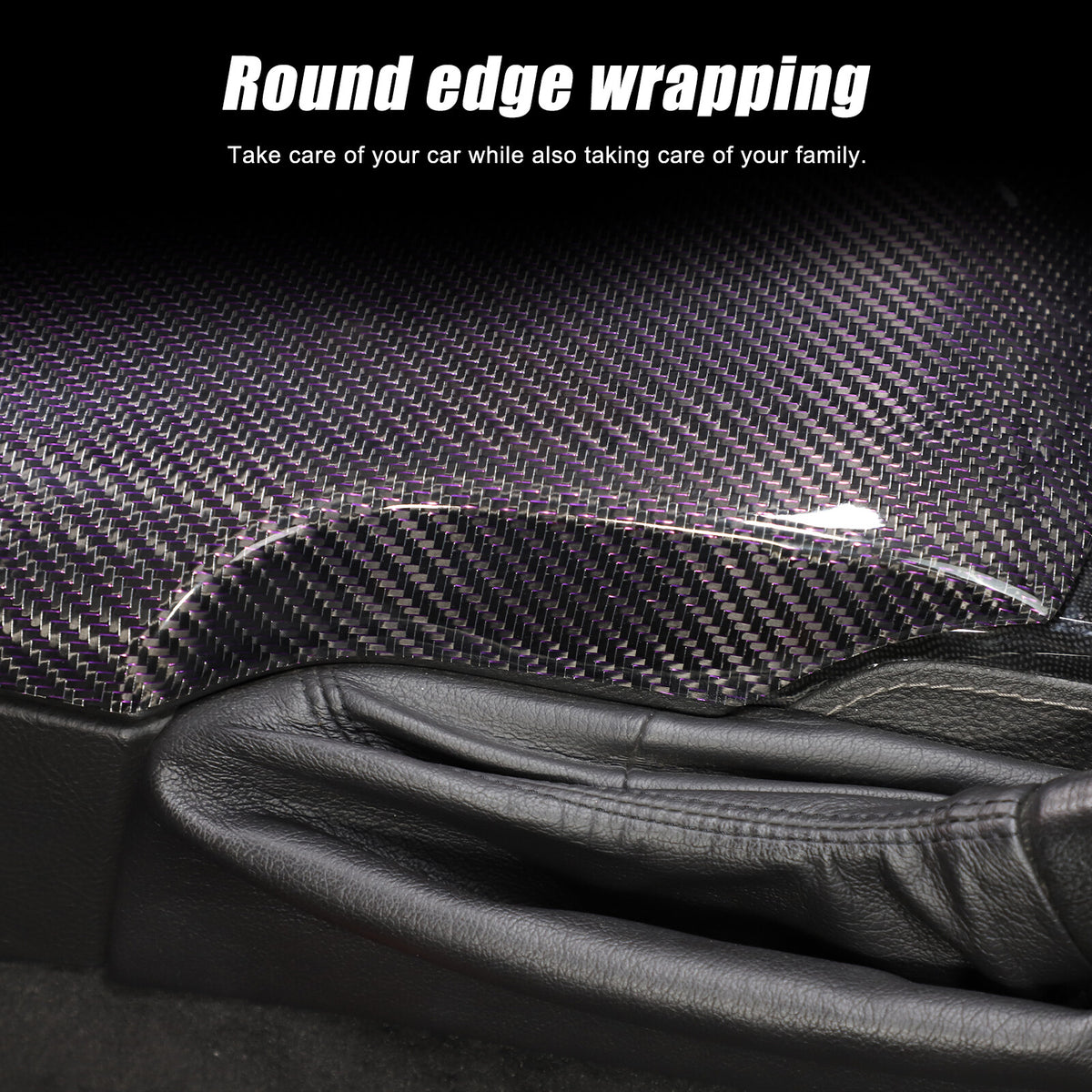 Real Carbon Fiber Center Console Armrest Box Cover Trim For Corvette C6 2005-13 5