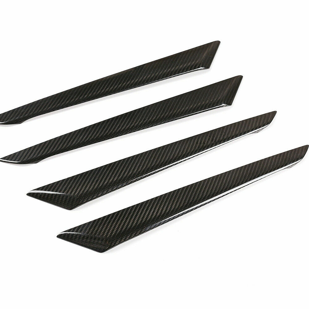 Real Carbon For Maserati Ghibli 2014-2014 Car Interior Door Panel Strip Lip Trim 6
