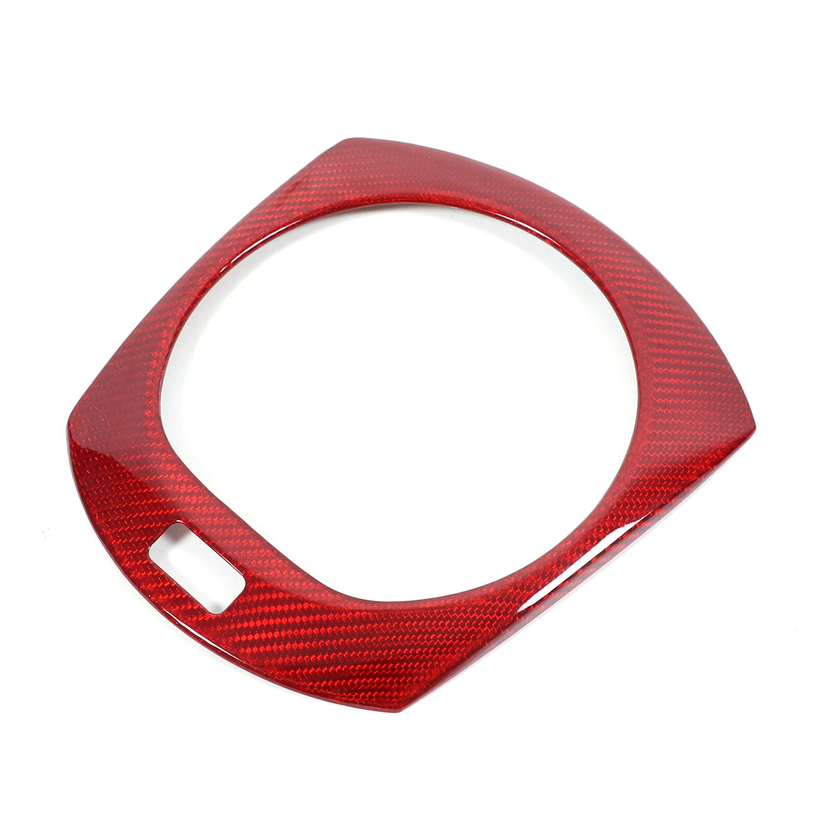 Red Real Carbon Fiber Center Gear Panel Cover Trim For mazda MX5 MX-5 Miata 16+ 8