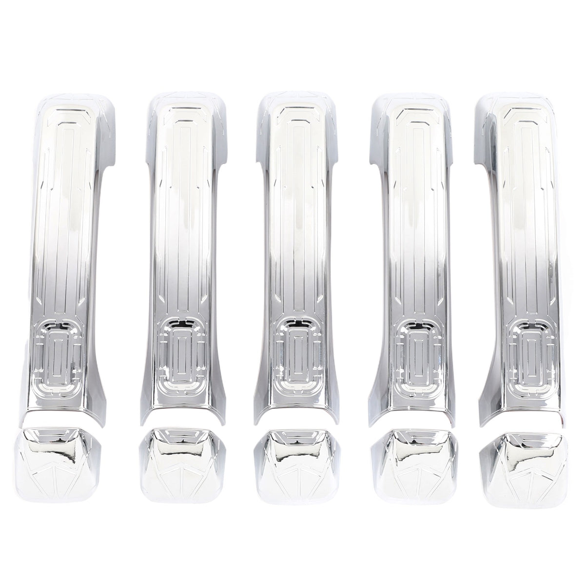 8PCS ABS Chrome Door Handle Cover Trim Shell Cover For Hummer H3 2005-09 US 18
