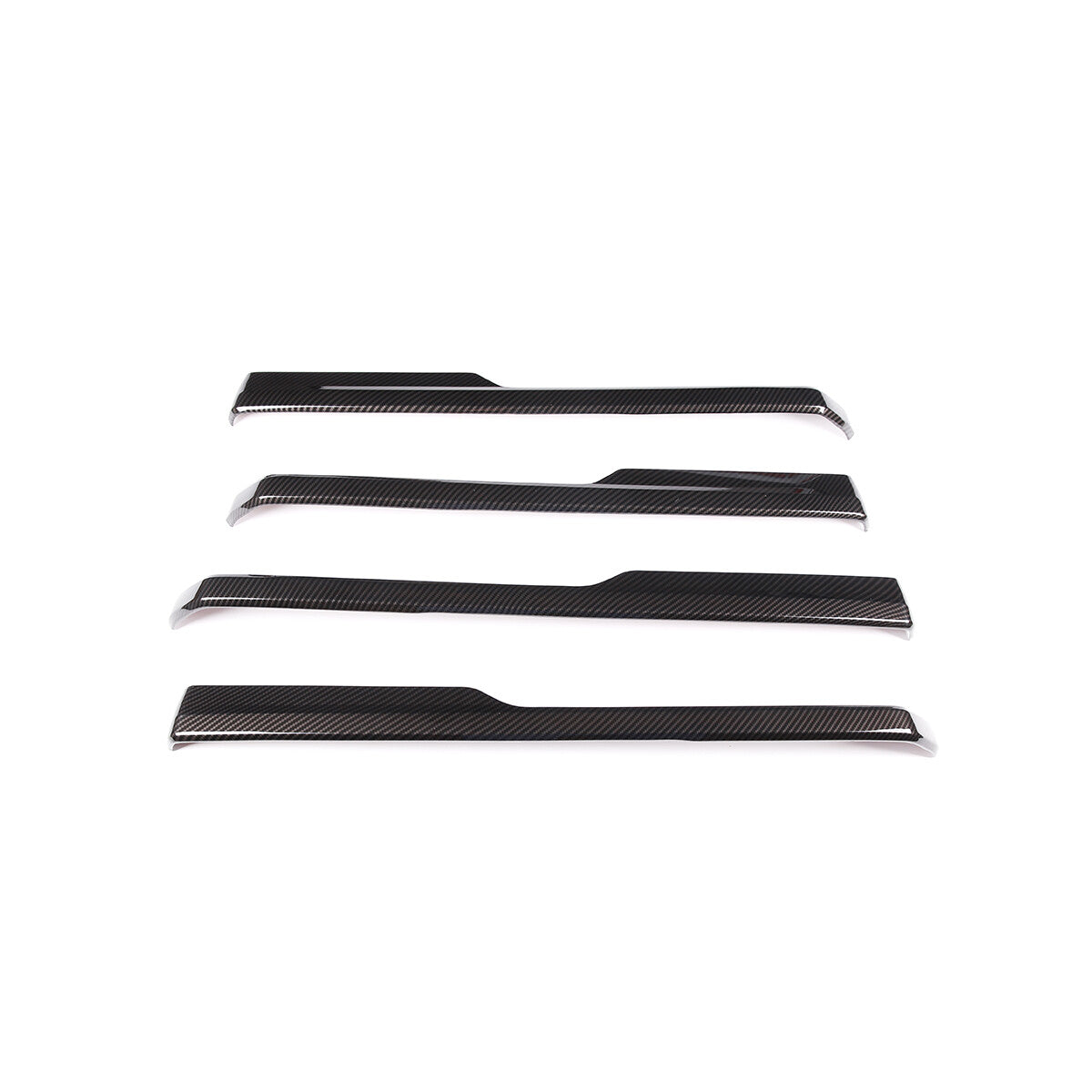 ABS Carbon Fiber Inner Door Panel Trim For Toyota Tundra Crew Cab 2014-2020 3