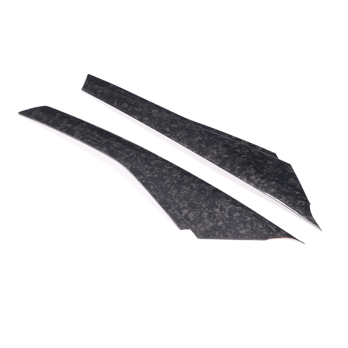 Real Forged Carbon Fiber A-pillar Panel Sticker Trim For Corvette C7 2014-2019 6
