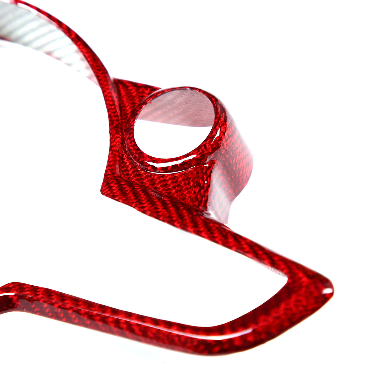 Red Carbon Fiber Steering Wheel Frame Trim For Alfa Romeo Giulia/Stelvio 2020 22