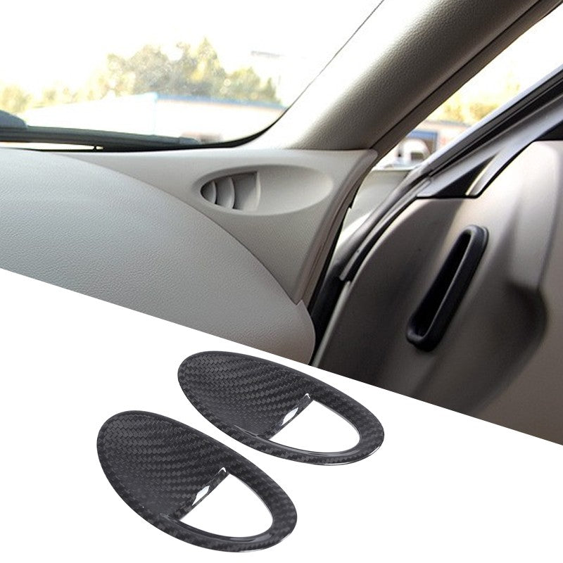 Real Carbon Fiber Side Air Vent Cover Trim For Nissan 350Z Z33 2003-2006 18