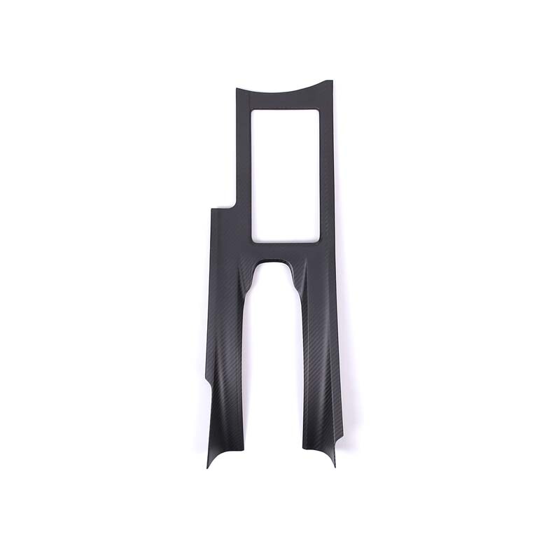 Matte Real Carbon Fiber Console Gear Shift Trim Sets For Nissan GTR R35 08-16 4