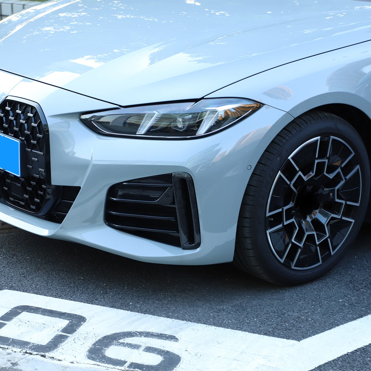 Forged Carbon Fiber Front Bumper Side Grill Trim For BMW 4 series 430i 440i 22+ 9