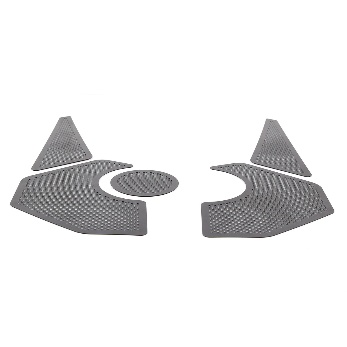 Engine Bay Side Black Stainless Steel Cover Plate Net For 20-26 Corvette C8 US 10