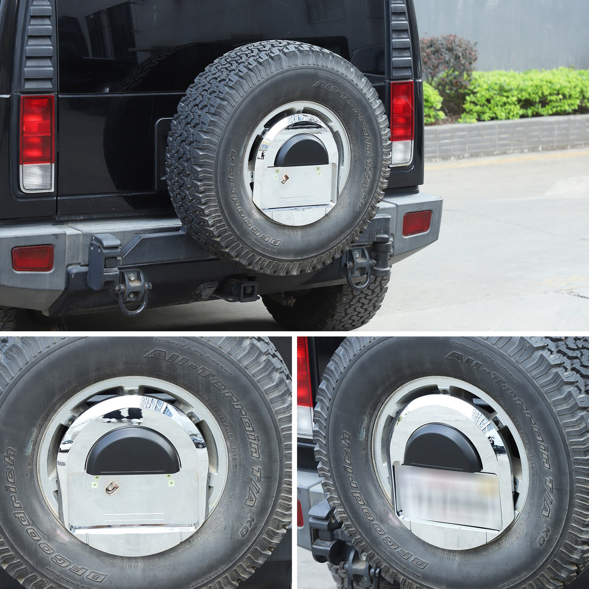 Replace Spare Tire License Plate Base For Hummer H2 2003-09 OE:25782333 1