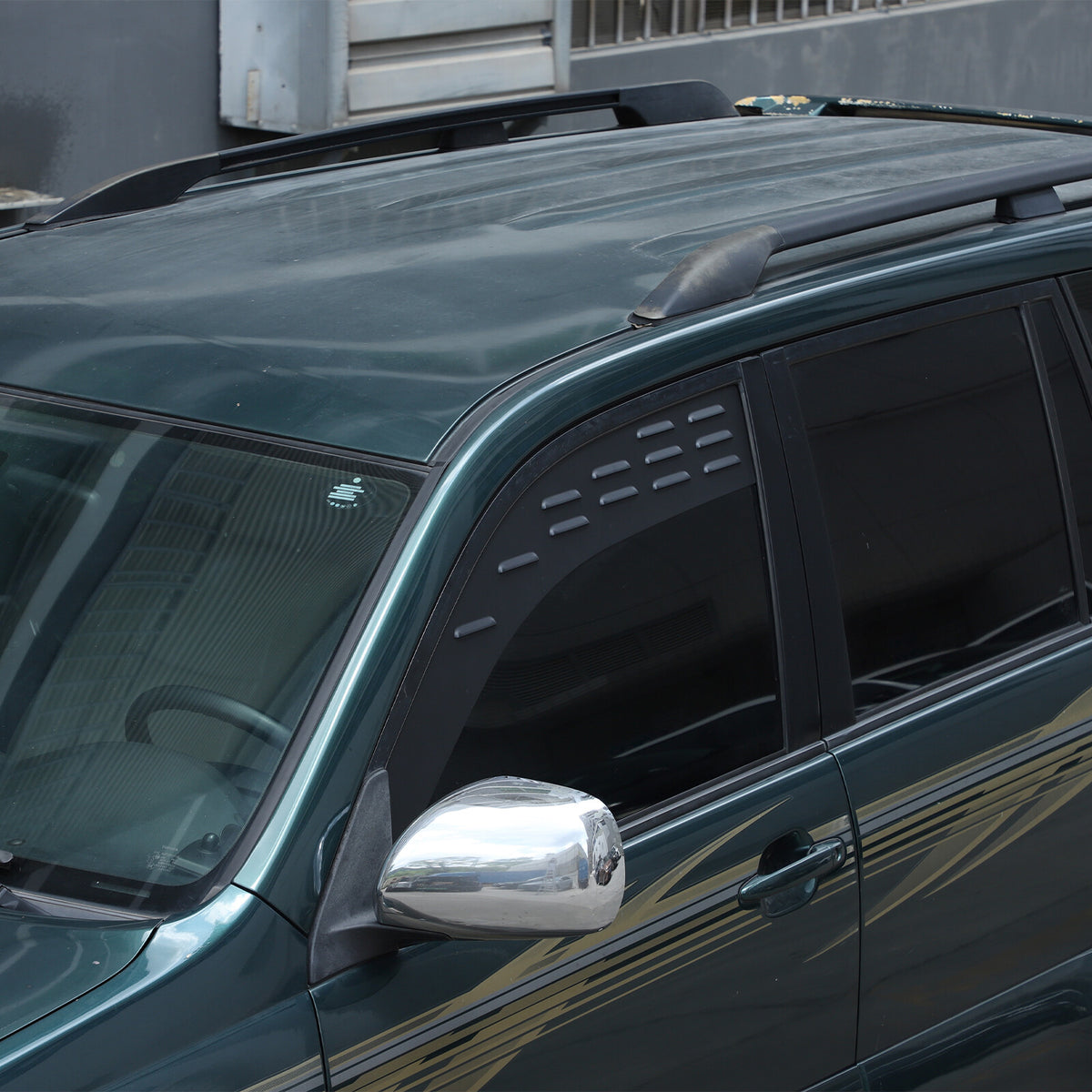 Front Ventilation Window Louver Shutter Trim for Toyota Prado/Lexus GX 03-09 US 15