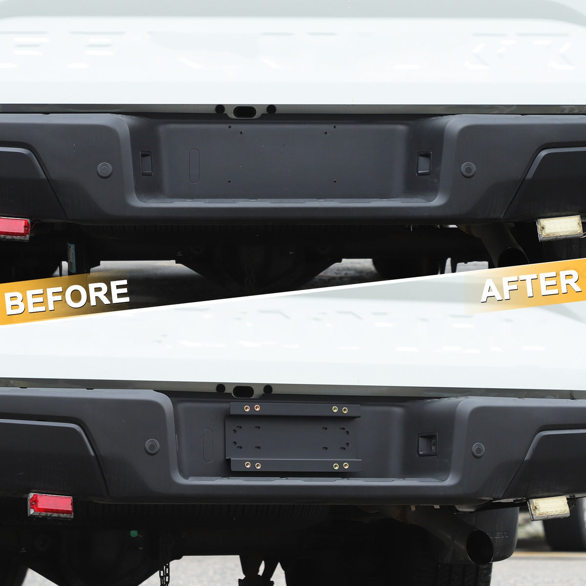 Carbon Steel Front License Plate Frame Trim For Nissan Frontier 22+ (US Version) 3