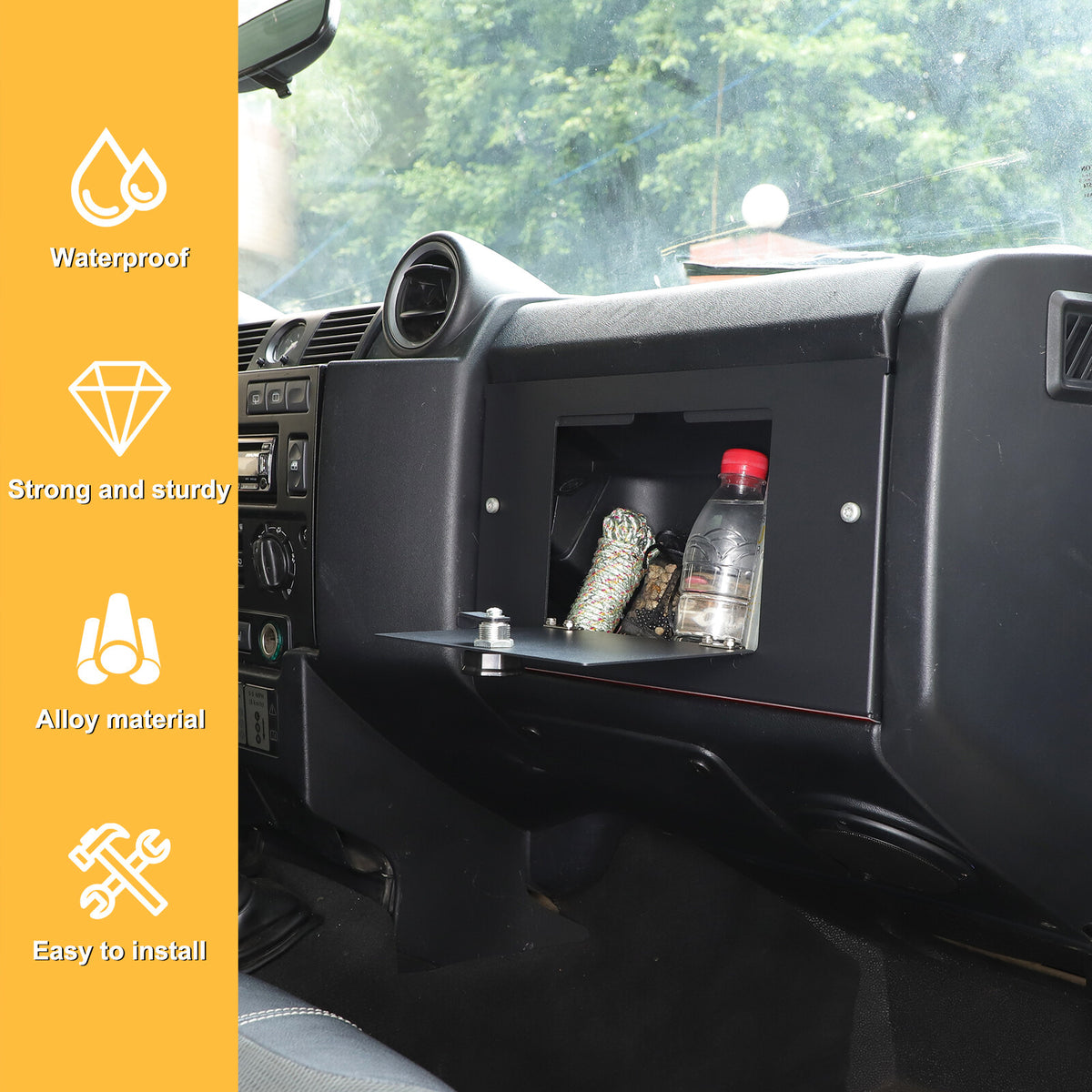 Passanger Side Vault Safe Box Cargo Storage Lock Box For LR Defender L316 04-18 11