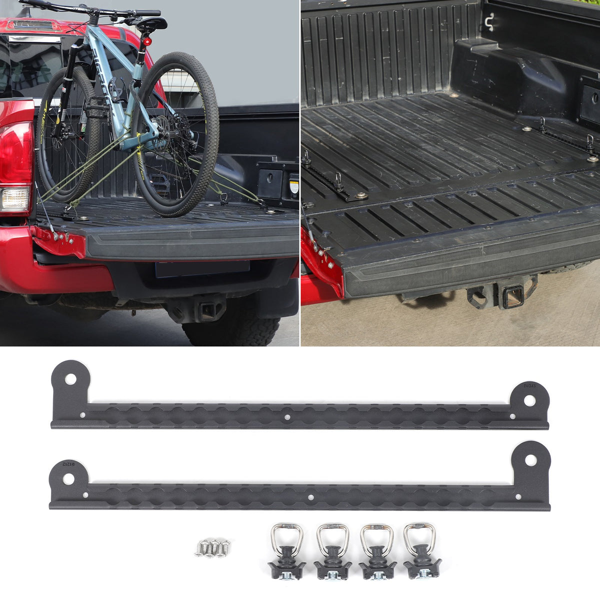 Carbon Steel Bed Side Extension Slot Trim For Toyota Tacoma 2016-2022 US 10