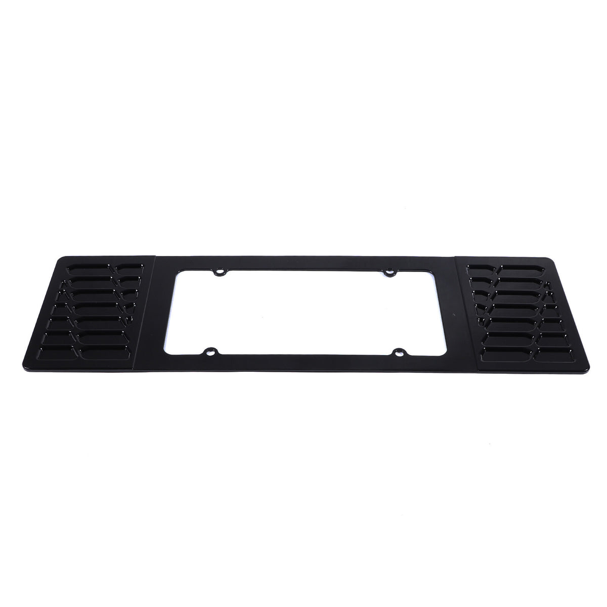 Black Aluminum alloy Rear License Plate Frame Trim For Corvette C6 2005-13 US 11