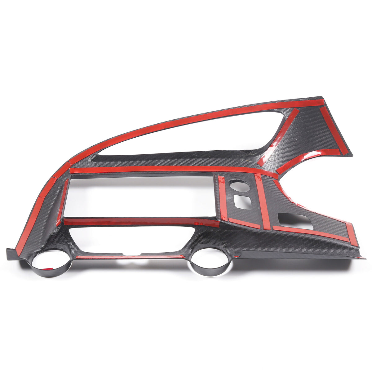 Real Carbon Fiber Center Dashboard AC Air Vent Cover Trim For Corvette C7 14-19 4