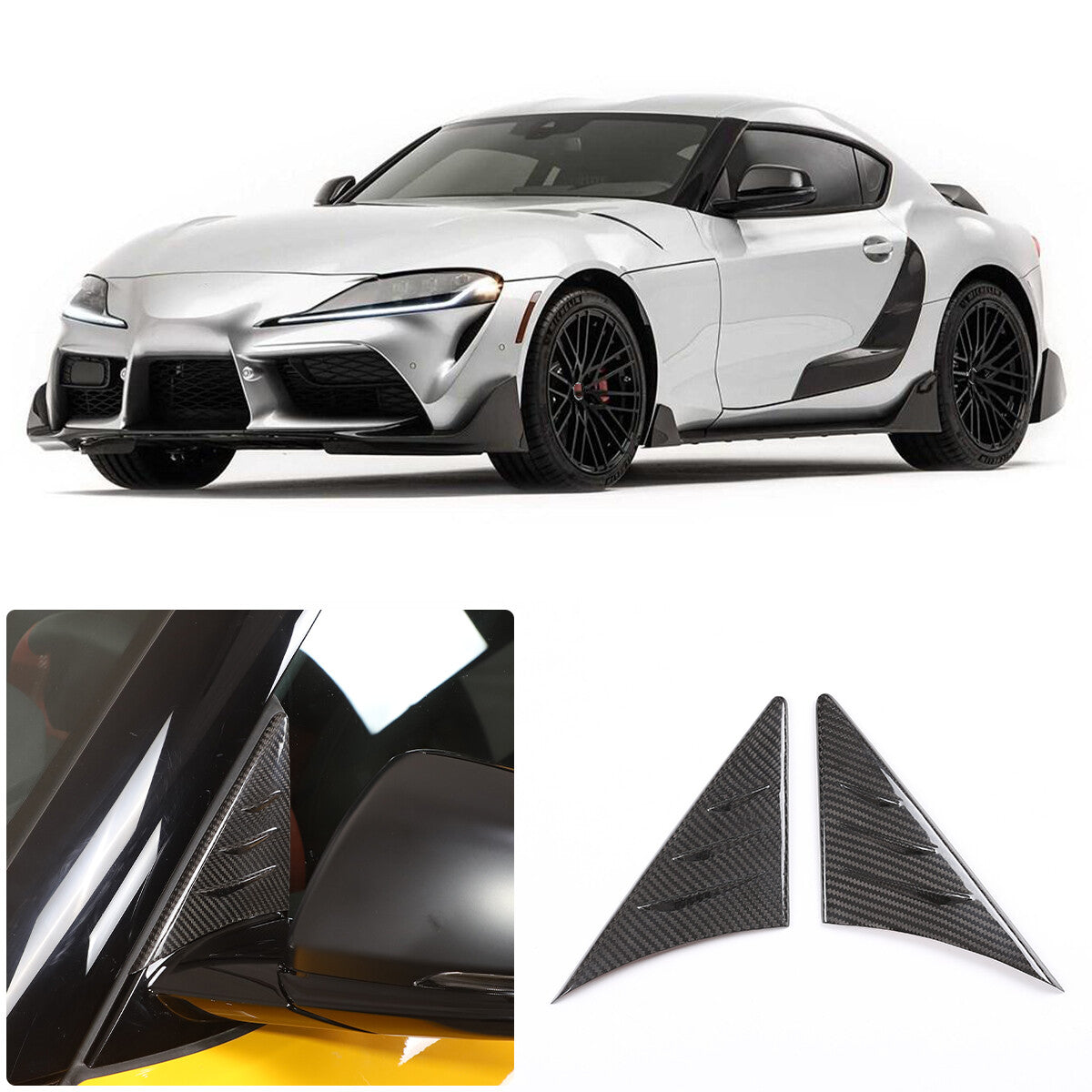 Carbon Fiber Car Accessories Interior exterior Cover Trim For Toyota Supra 19-24 127