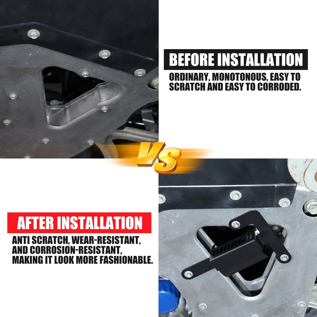 Underbody Rear Air Deflector 85580653,85580654 For Corvette C8 2020+ 8