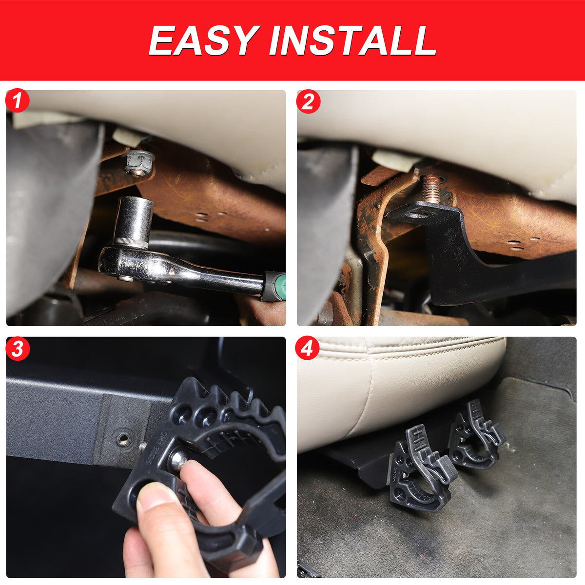 Passanger Side Under Seat Flashlight Holder Bracket Mount For Hummer H2 2003-09 20