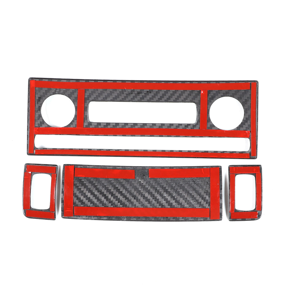 Real Carbon Fiber Center Console Air Conditioner Trim For Corvette C6 2005-13 11