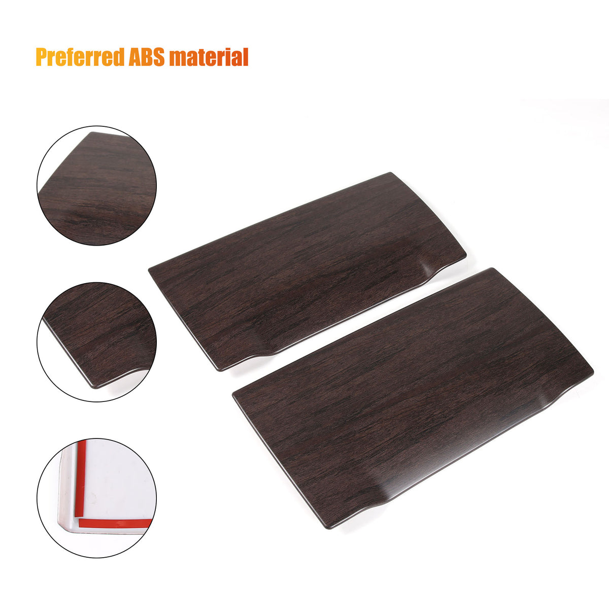 Grain ABS Seat Back Anti-kick Panel Trim Cover For LR Range Rover 2023-2024 13