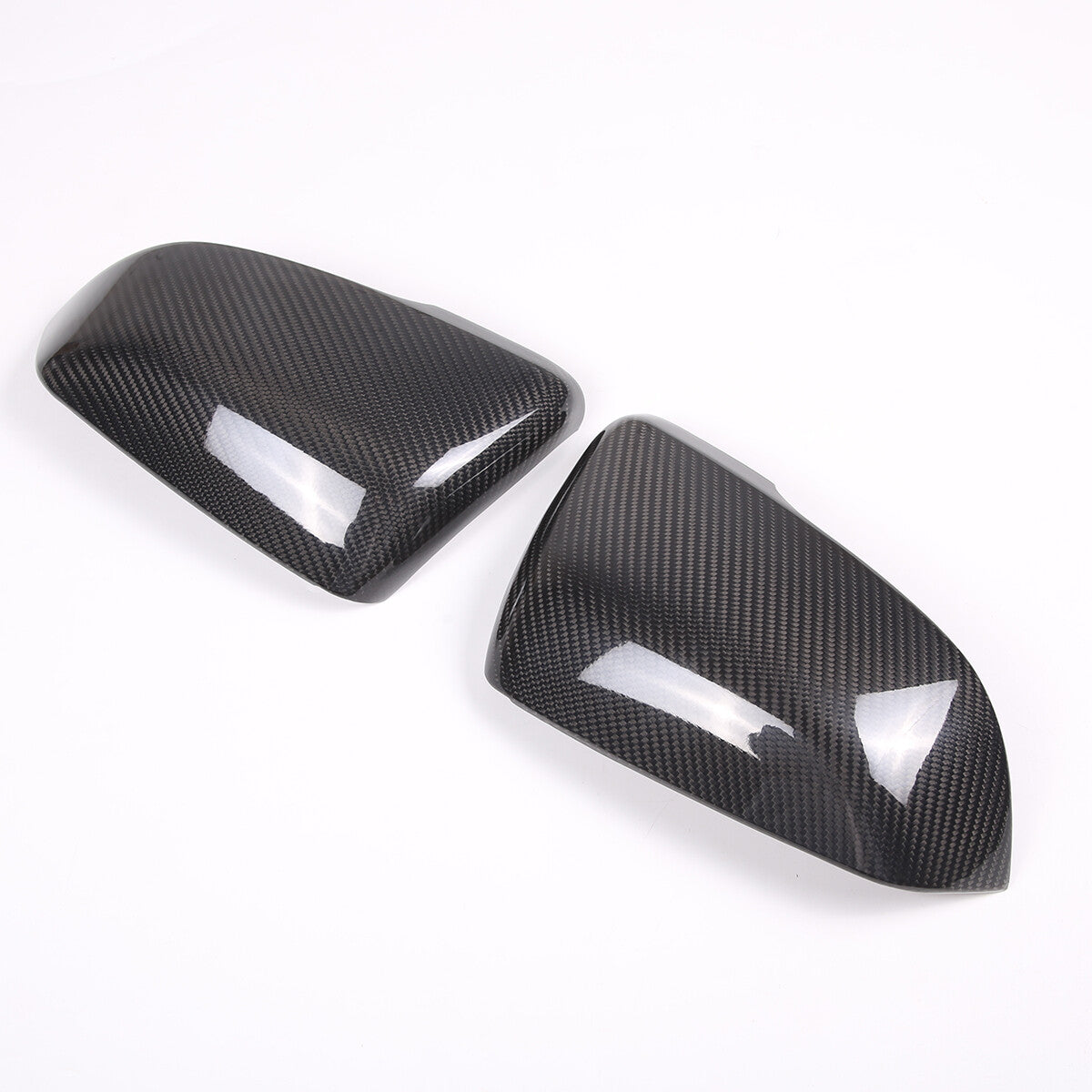 Real Carbon Fiber Wing Mirror Rearview Cover Trim For BMW X1 X2 2016-19 13